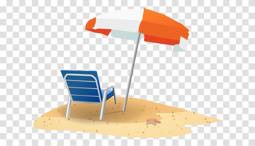 Image For Beach Scene Clip Art Season Clip Art Free Download, Chair, Furniture, Patio Umbrella, Table Transparent Png