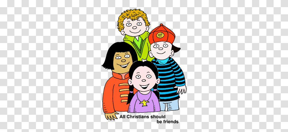 Image Four Children Multiracial, Person, Human, People, Family Transparent Png
