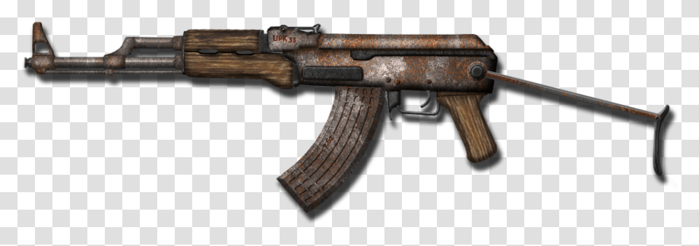 Image Free Stock What The Modern Weapons Should Be Spring Ak47 Airsoft, Gun, Weaponry, Machine Gun, Rifle Transparent Png