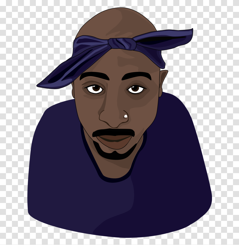 Image Freeuse Download Http Gplus To Pac Tupac Fan Art, Face, Person, Hat Transparent Png