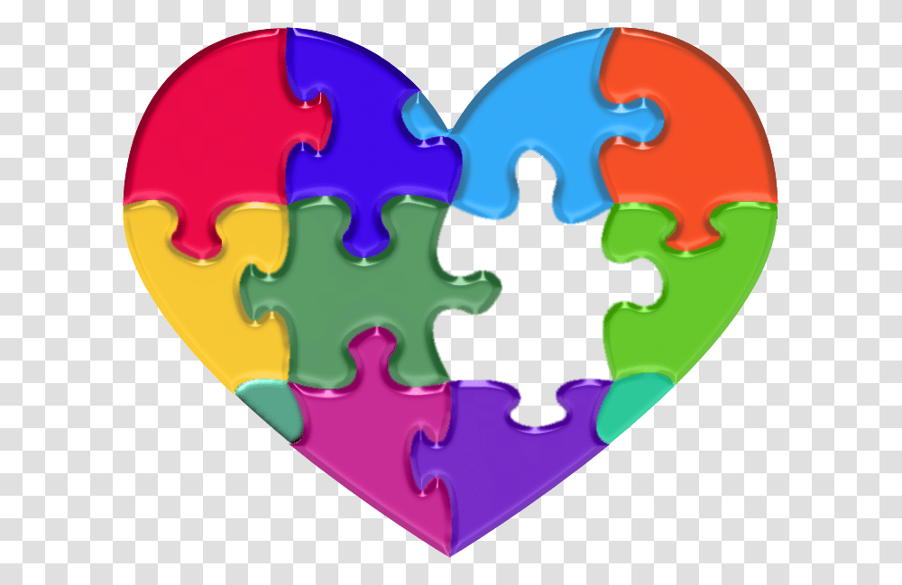 Image Gallery Heart Autism Puzzle Piece Autism Puzzle Piece Heart, Jigsaw Puzzle, Game Transparent Png