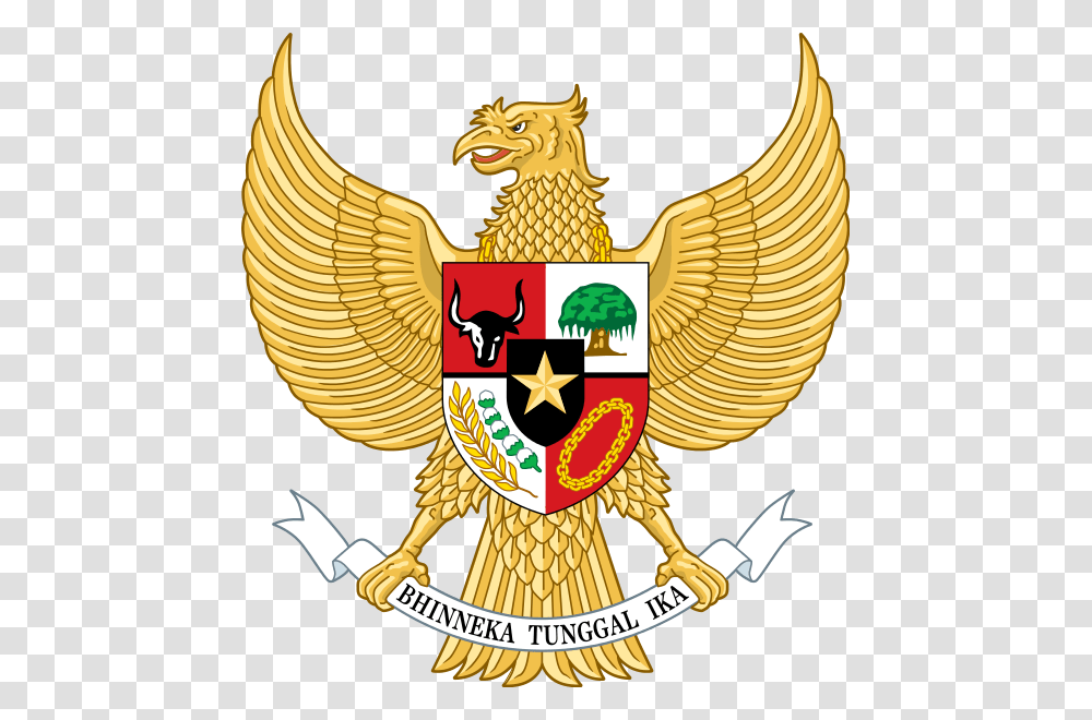 Image Gambar Burung Garuda Pancasila, Emblem, Logo, Trademark Transparent Png