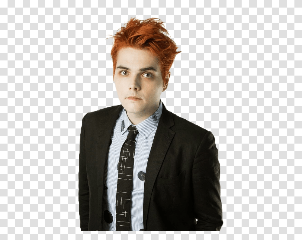 Image Gerard Way Background, Tie, Accessories, Accessory, Person Transparent Png