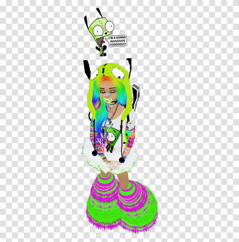 Image Gir From Invader Zim, Doll, Person Transparent Png