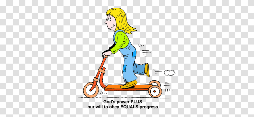 Image Girl On Kick Scooter, Vehicle, Transportation, Person, Human Transparent Png