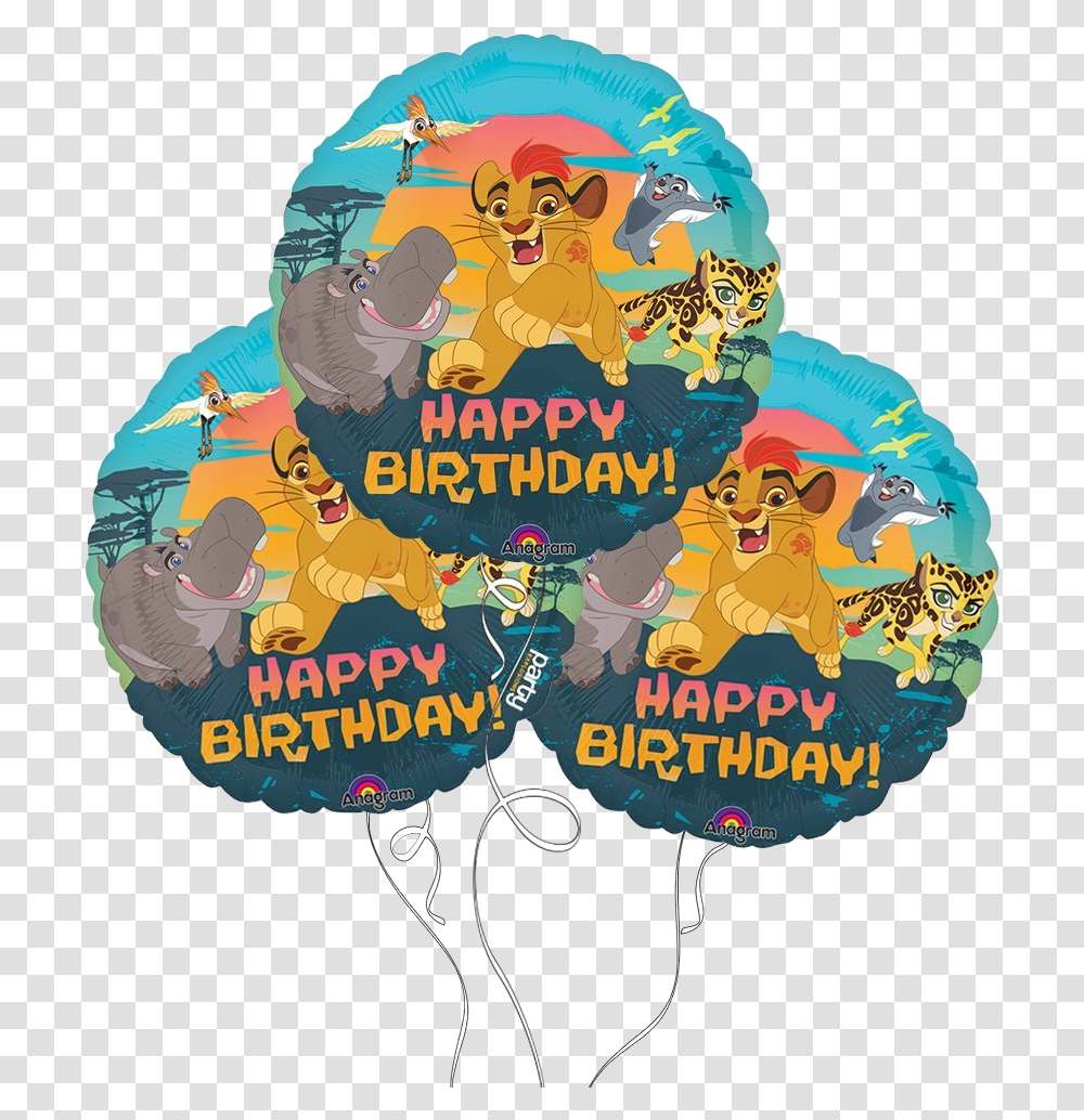 Image Happy Birthday Balloons The Guard Lion Guard, Astronomy, Outer Space, Universe, Planet Transparent Png