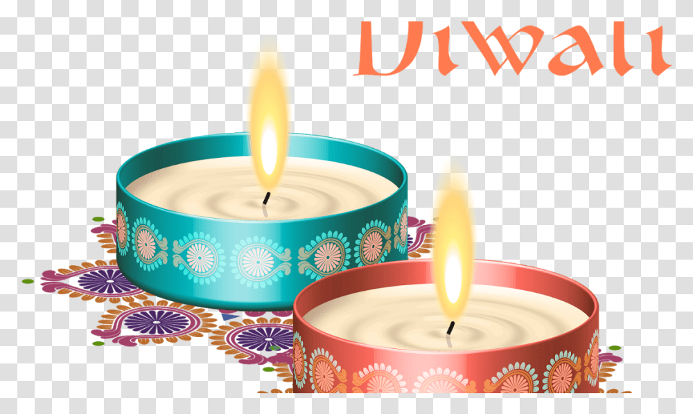 Image Happy Diwali Image In, Candle, Birthday Cake, Dessert, Food Transparent Png