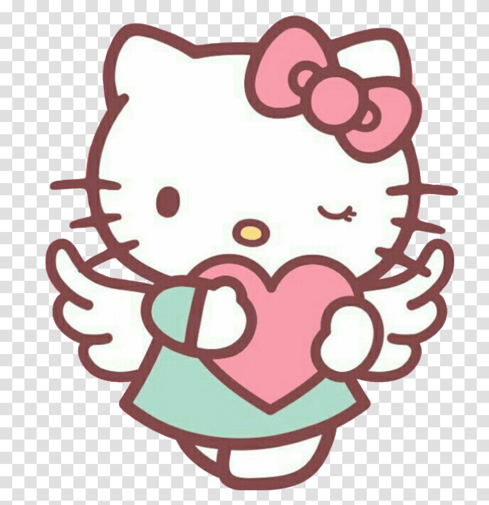 Image Hello Kitty Stickers, Outdoors, Nature, Food, Animal Transparent Png