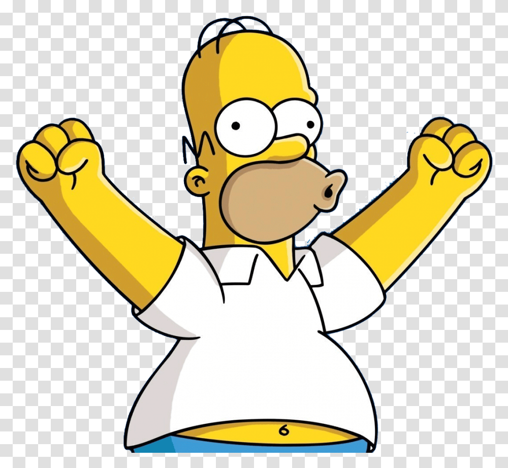 Image Homer Simpson, Hand, Fist Transparent Png