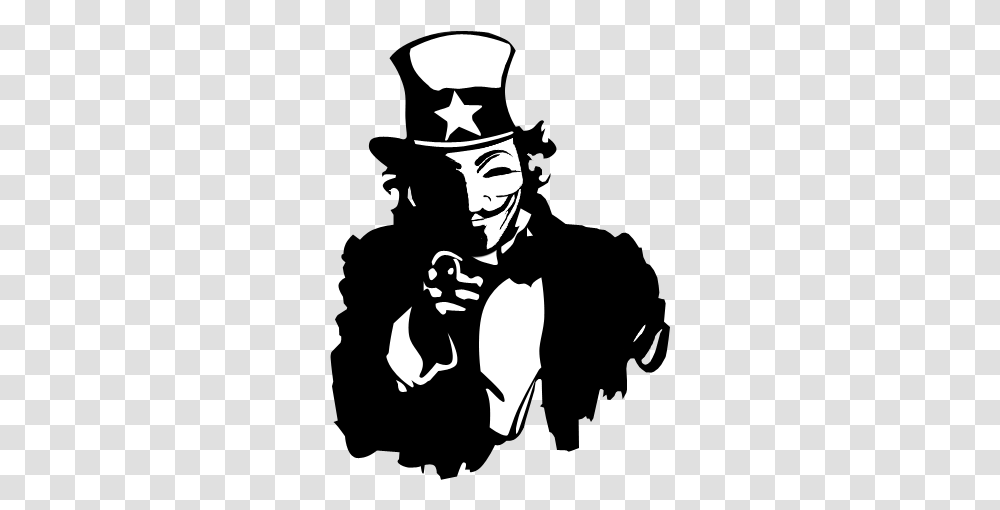 Image Hq Anonymous, Stencil, Person, Human Transparent Png