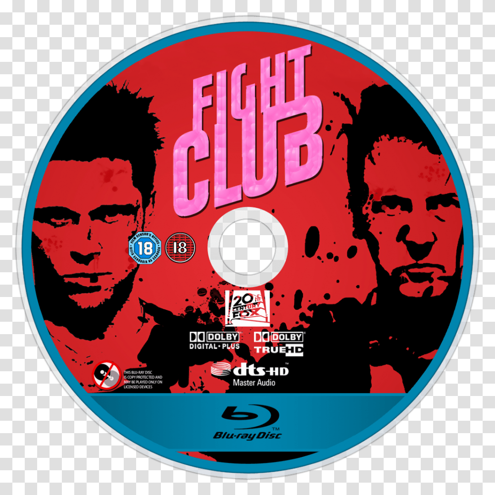 Image Id Fight Club Cd Dvd, Poster, Advertisement, Disk Transparent Png