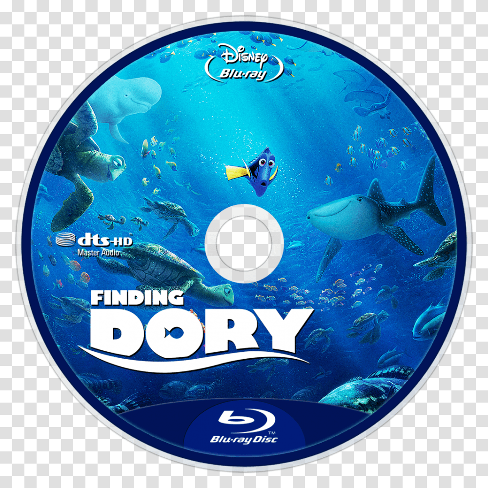 Image Id Finding Dory Blu Ray Disc Cover, Disk, Dvd, Fish, Animal Transparent Png