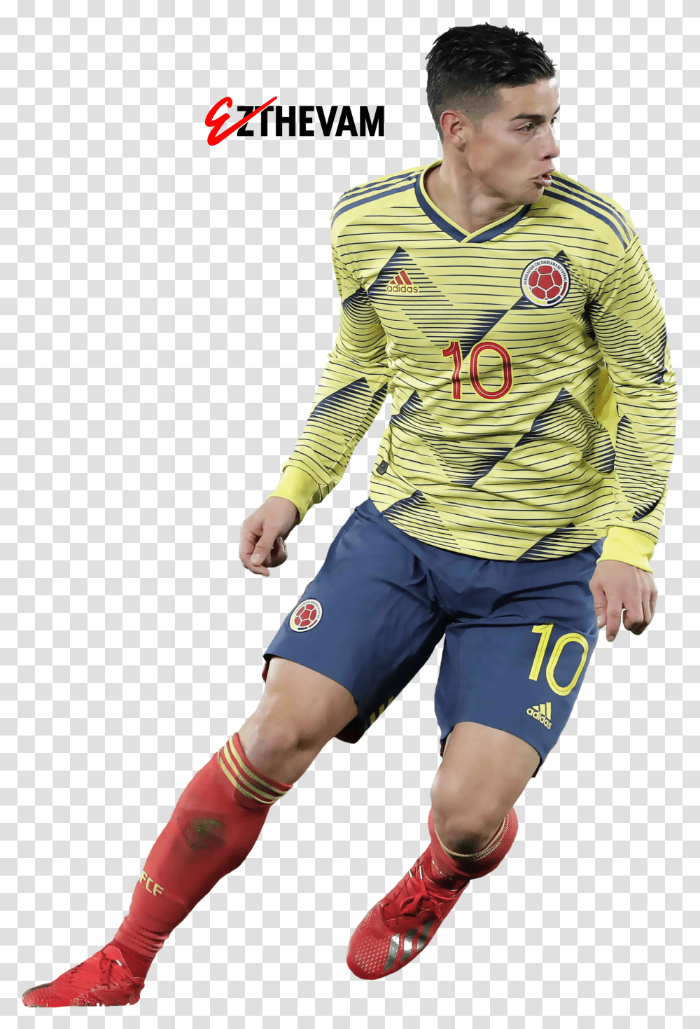Image Id James Rodriguez Colombia Nueva Camiseta, Shorts, Sleeve, Person Transparent Png
