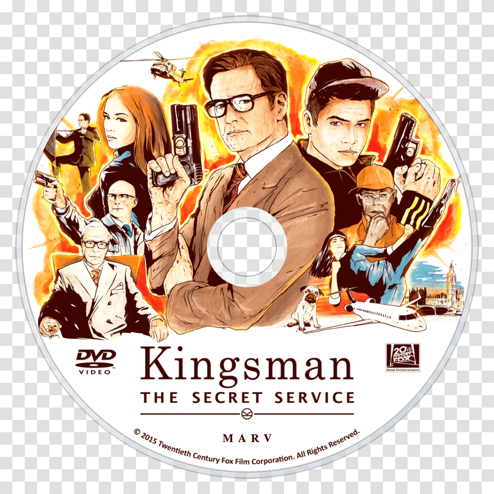 Image Id Kingsman The Secret Service Disc Cover, Disk, Person, Human, Dvd Transparent Png