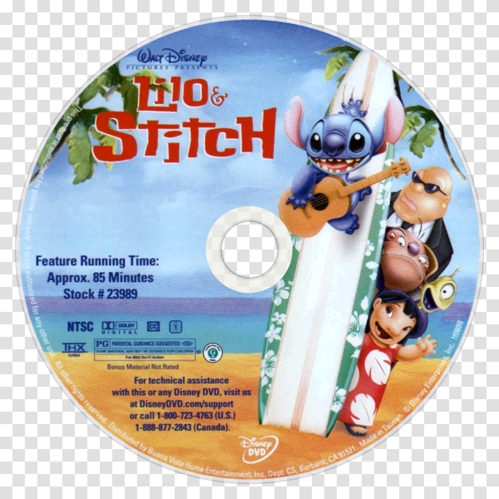Image Id Lilo And Stitch Disc, Disk, Dvd, Person, Human Transparent Png