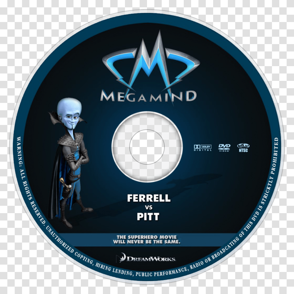 Image Id Megamind, Disk, Dvd, Person, Human Transparent Png