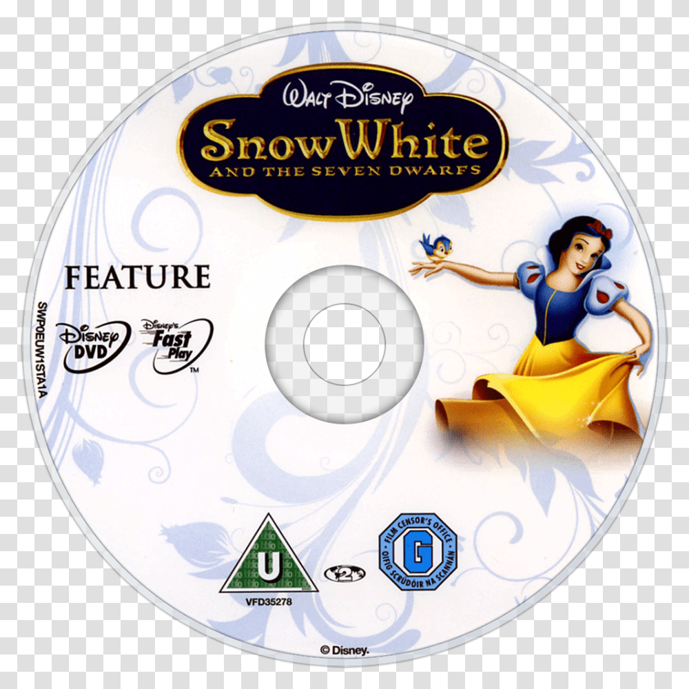 Image Id Snow White And The Seven Dwarfs Dvd Disc, Disk, Person, Human Transparent Png