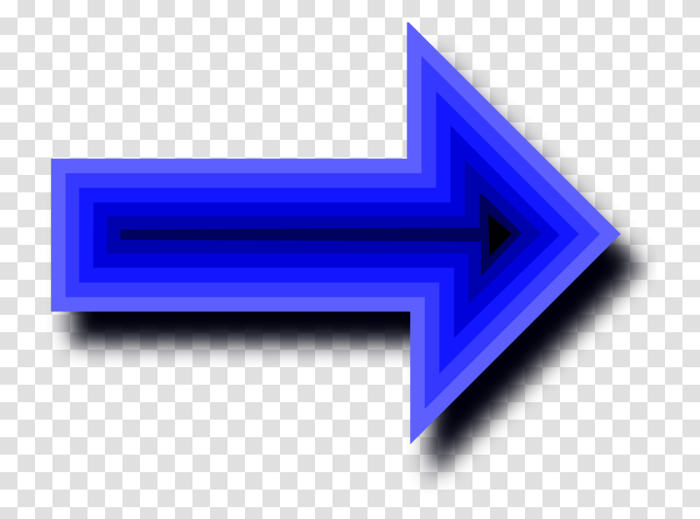 Image Illustration Of A Blue Right Arrow, Triangle, Purple, Mailbox, Letterbox Transparent Png