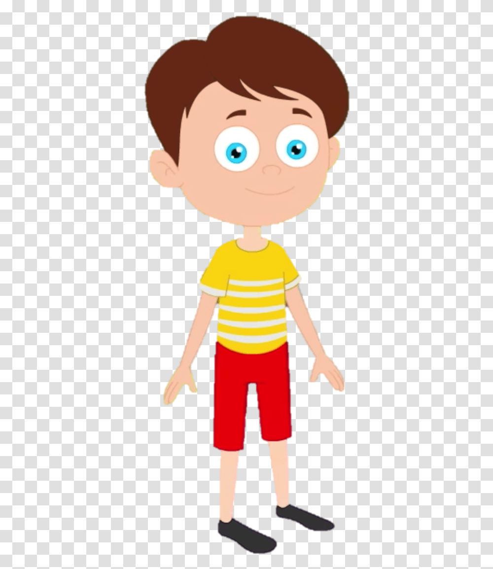 Image Kids Tv Hair Heroes Wiki Brown Haired Boy Cartoon, Doll, Toy, Figurine, Person Transparent Png