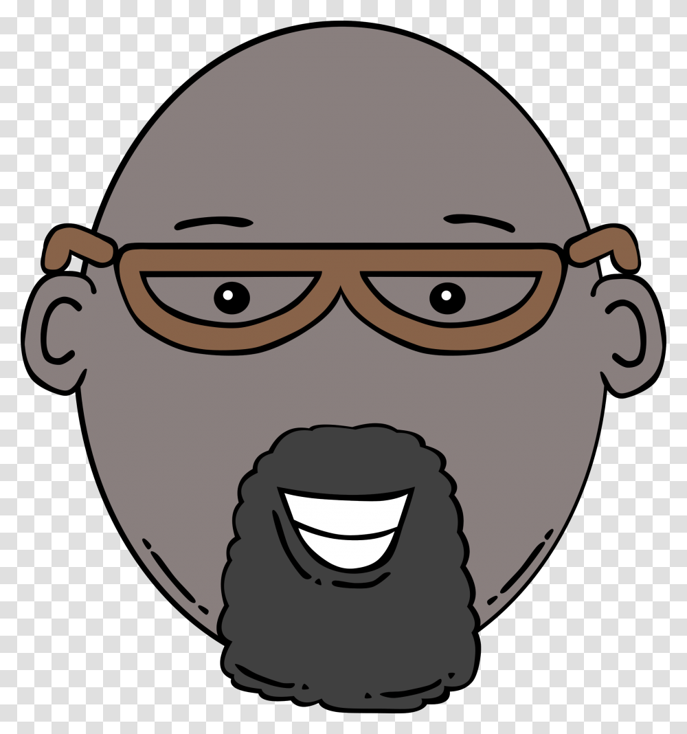 Image Library Beard Clipart Goatee Man Face Cartoon, Head, Mouth, Helmet Transparent Png