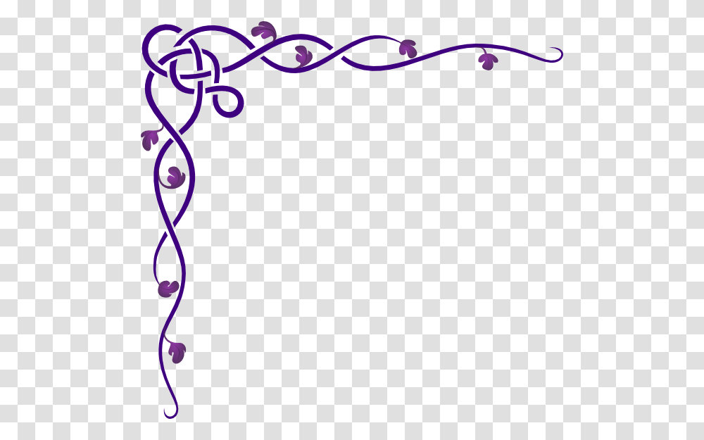 Image Library Corner Clip Art Online Purple Border Clipart, Bow, Floral Design, Pattern Transparent Png