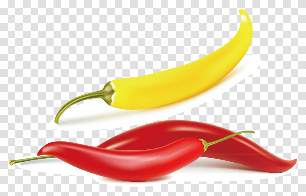 Image Library Download Chili Vector Pattern Chili Pepper Clipart, Plant, Banana, Fruit, Food Transparent Png