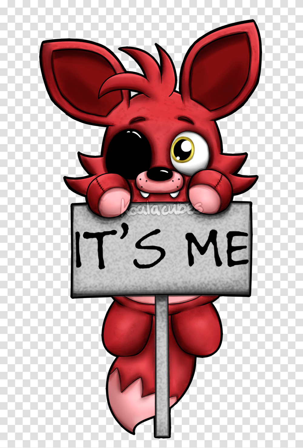 Image Library Download Drawing Fnaf Foxy Cute Foxy Fnaf Drawings, Label Transparent Png