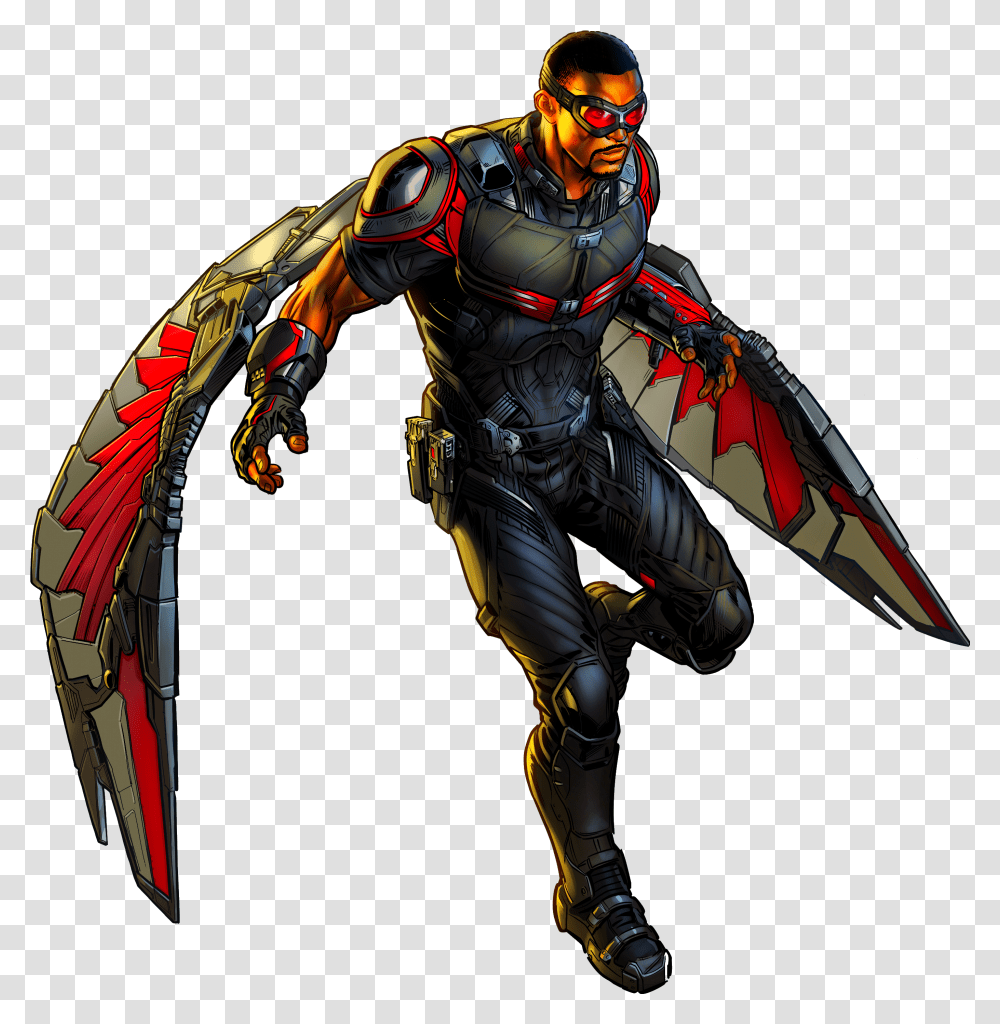 Image Library Download Falcon Marvel Hero Falcon Marvel Comics, Person, Human, Ninja, Armor Transparent Png