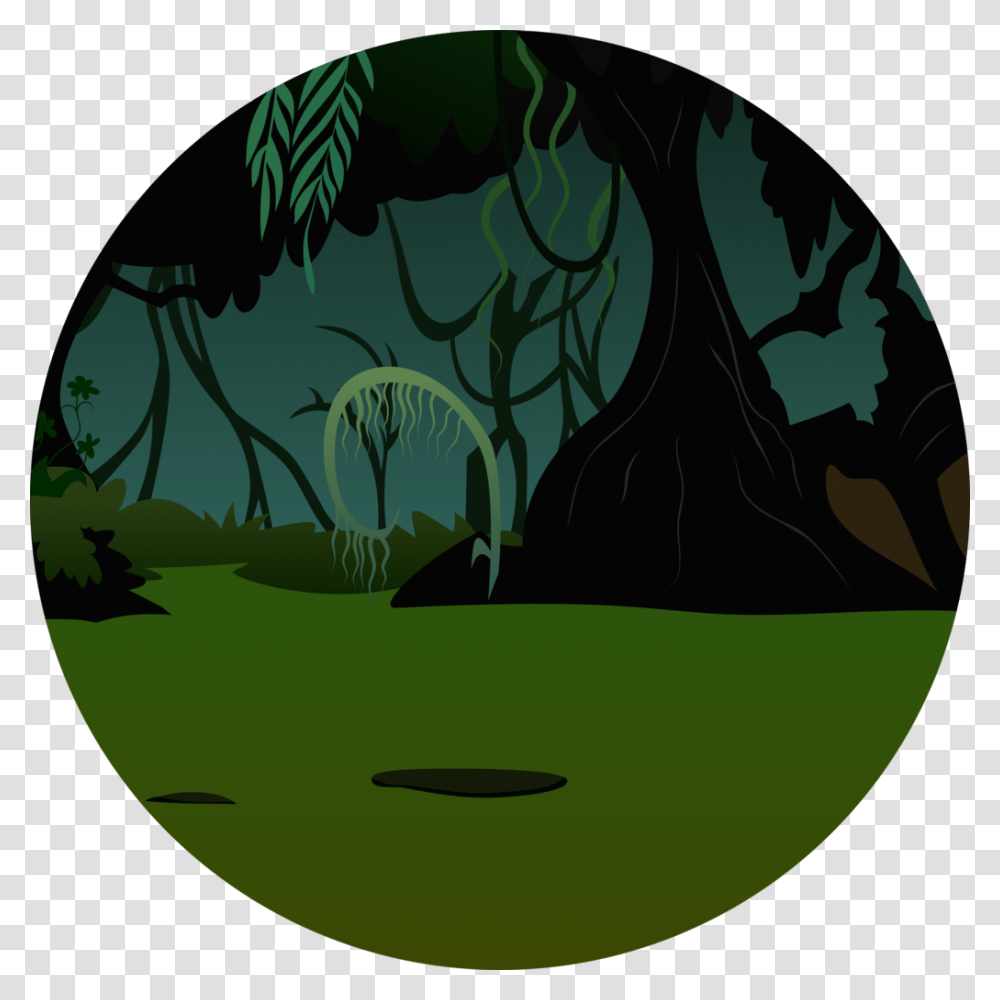 Image Library Library Vector Jungle Circle Jane Porter Jungle Girl, Green, Plant, Painting Transparent Png