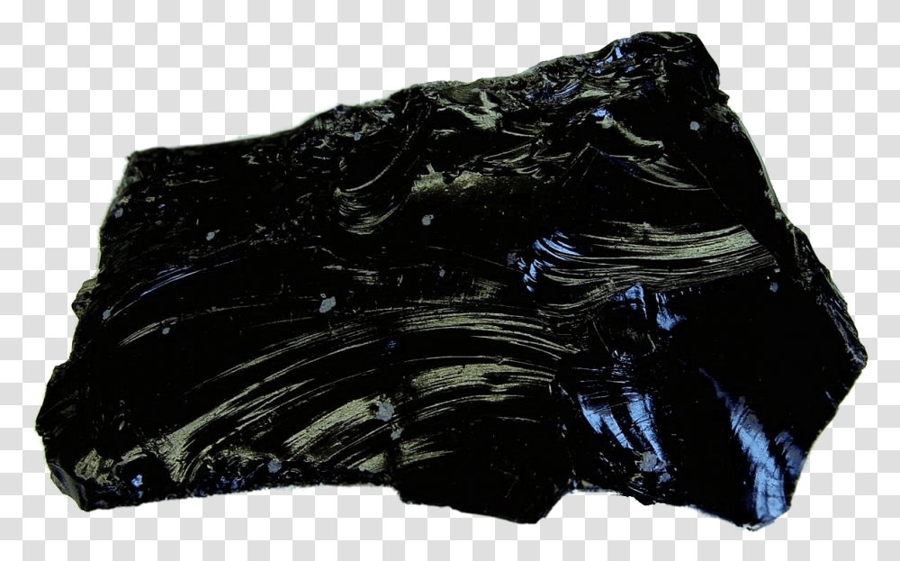 Image Library Obsidian Obsidian Igneous Rocks, Outdoors, Water, Nature, Ripple Transparent Png