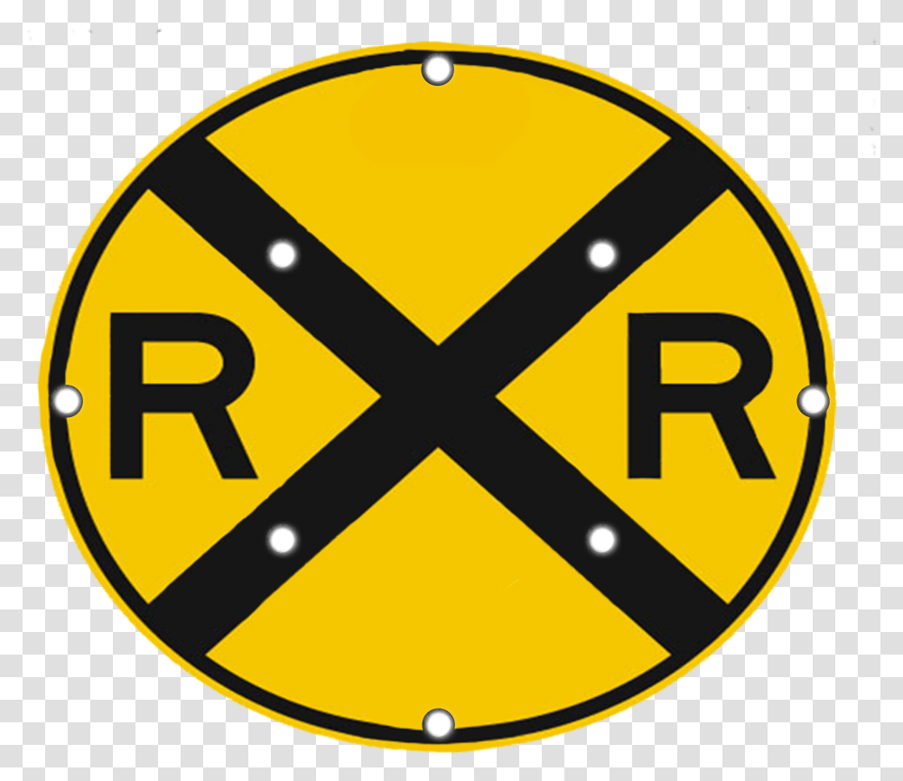 Image Logo For Lighted Roadway Signs Road Signs Railroad Crossing, Armor, Car, Vehicle Transparent Png