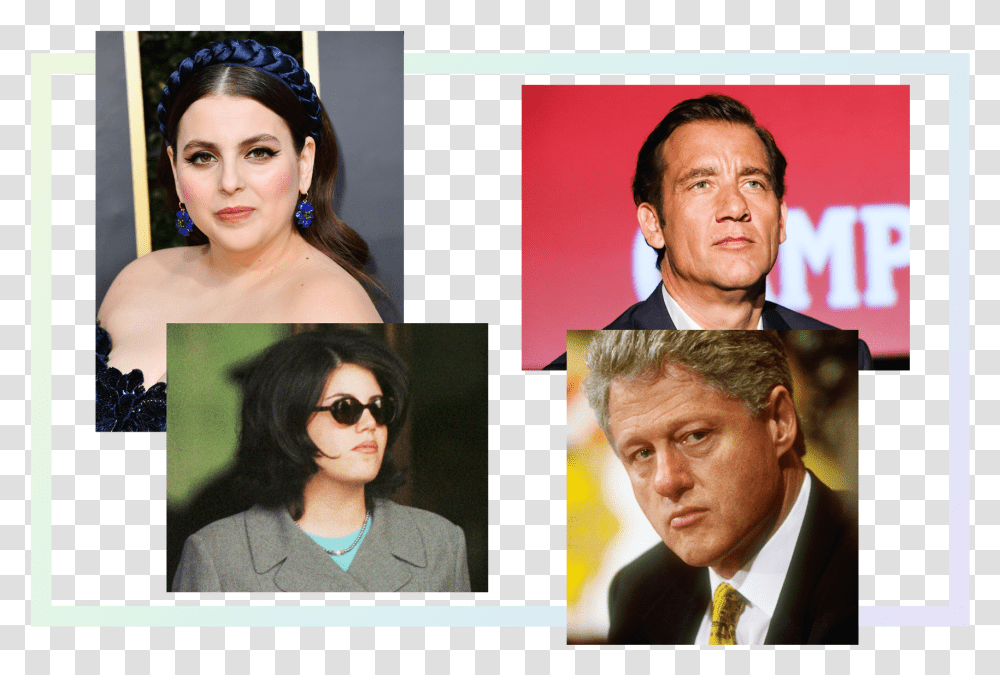 Image May Contain Clive Owen Bill Clinton Face Human Collage, Person, Suit, Tie, Accessories Transparent Png