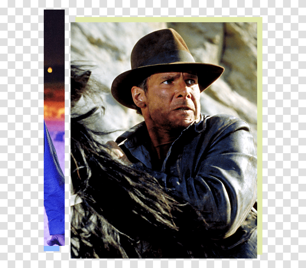 Image May Contain Clothing Apparel Hat Human Person Indiana Jones And The Last, Face, Sun Hat, Cowboy Hat, Leisure Activities Transparent Png