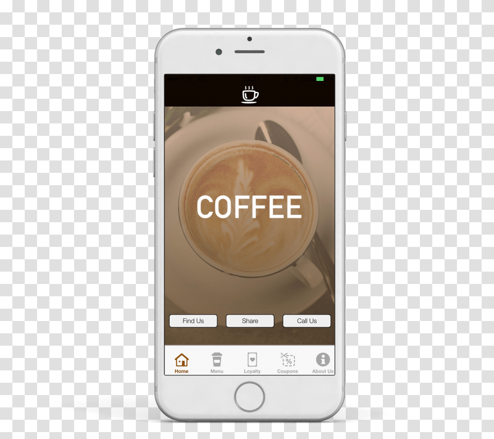 Image Mobile Application Coffee Shop, Mobile Phone, Electronics, Cell Phone, Ipod Transparent Png