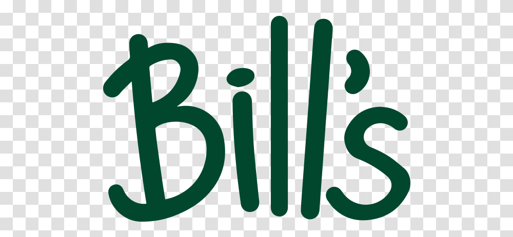 Image Module Bill's Restaurant Logo, Word, Number Transparent Png