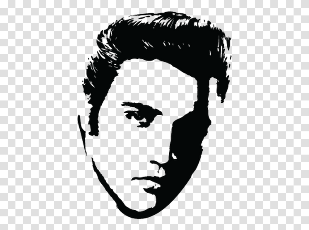 Image Mural Wall Decal Sticker Wallpaper Elvis Presley, Head, Face Transparent Png