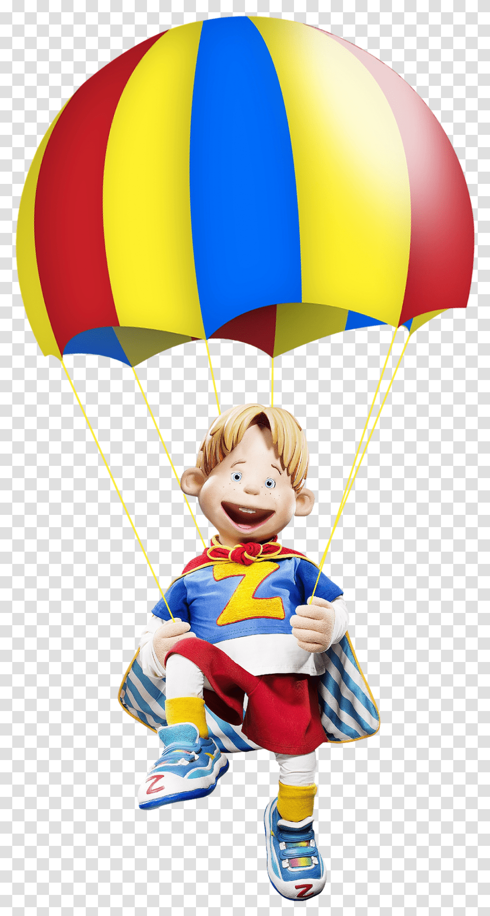 Image Nick Jr Lazytown Cast Lazy Town Ziggy, Balloon, Person, Human, Parachute Transparent Png