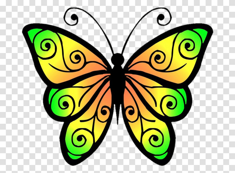 Image No Background Clip Art Picture Of Butterfly, Floral Design, Pattern, Modern Art Transparent Png