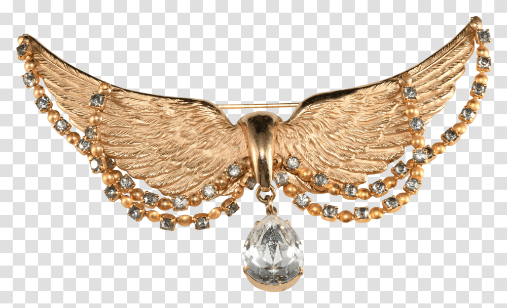 Image Of 2020 Trend Report Angel Wings Brooch, Accessories, Accessory, Necklace, Jewelry Transparent Png