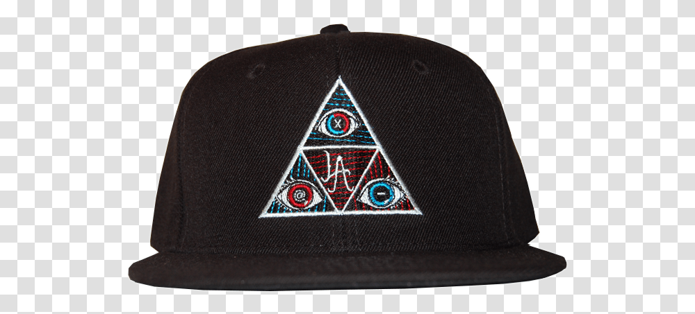 Image Of 3rd Eye S A Charm Snapback Beanie, Triangle, Apparel, Pattern Transparent Png
