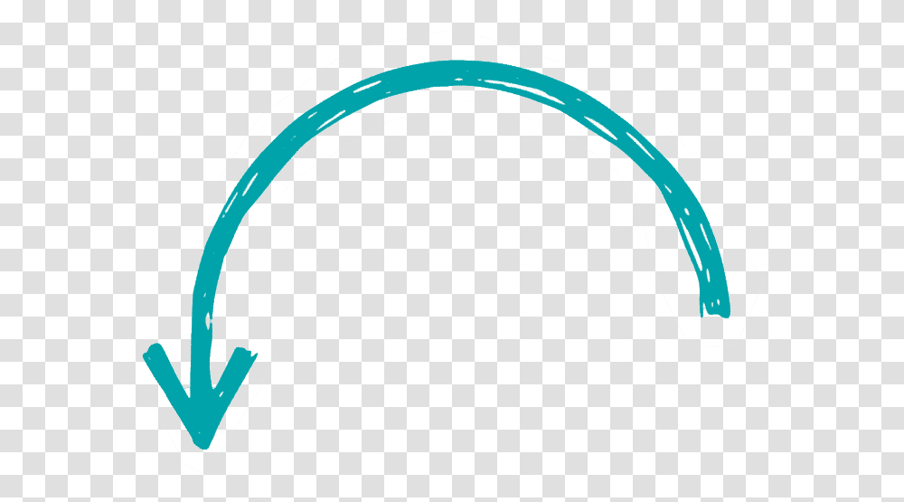 Image Of A Blue Curved Handdrawn Arrow, Hose, Sunglasses, Accessories, Accessory Transparent Png