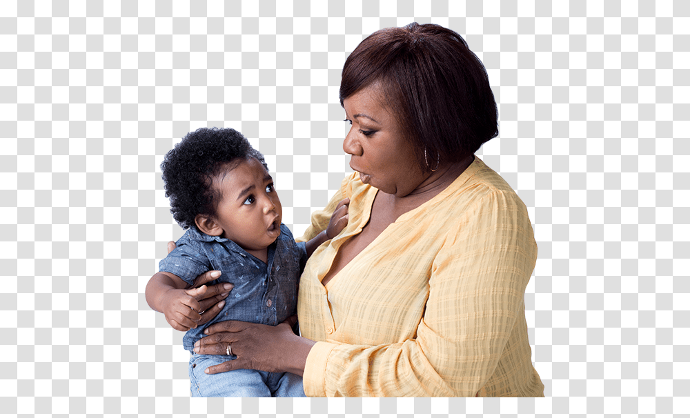 Image Of A Grandmother Holding Her Grandson Child, Person, People, Family Transparent Png