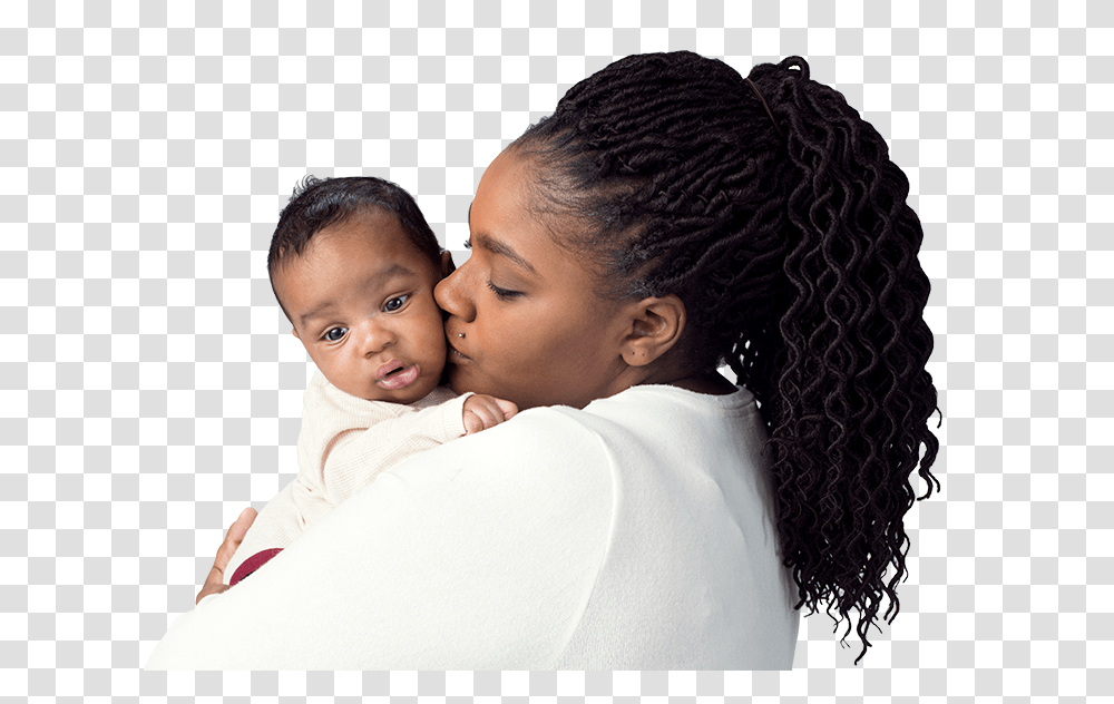 Image Of A Mom Holding Her Baby And Kissing Him On Hug, Person, Hair, Female, Teen Transparent Png