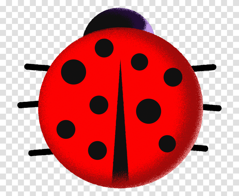 Image Of A Stylized Ladybug Ladybug, Dice, Game, Photography Transparent Png