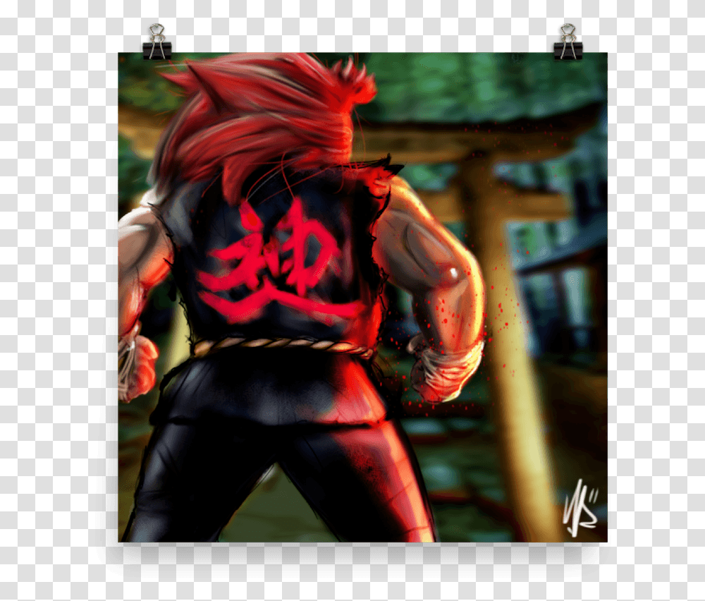 Image Of Akuma Poster Pc Game, Person, Skin, Costume Transparent Png