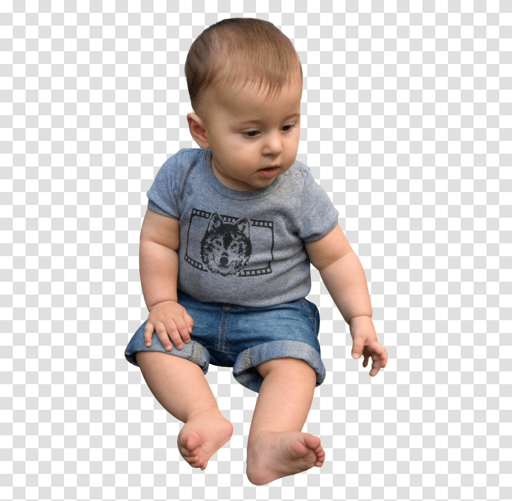 Image Of Baby Wolf Toddler, Apparel, Shorts, Person Transparent Png