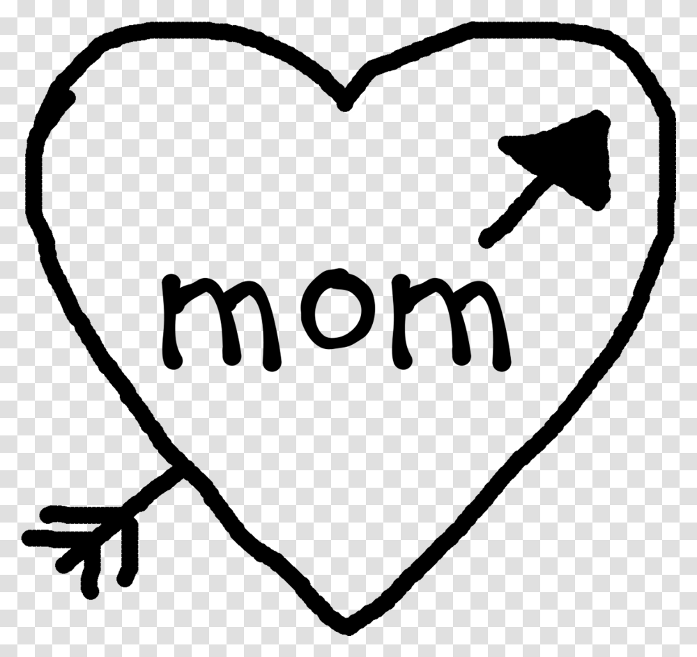 Image Of Bad Mom Tattoo Decal Heart, Nature, Outdoors, Night, Astronomy Transparent Png