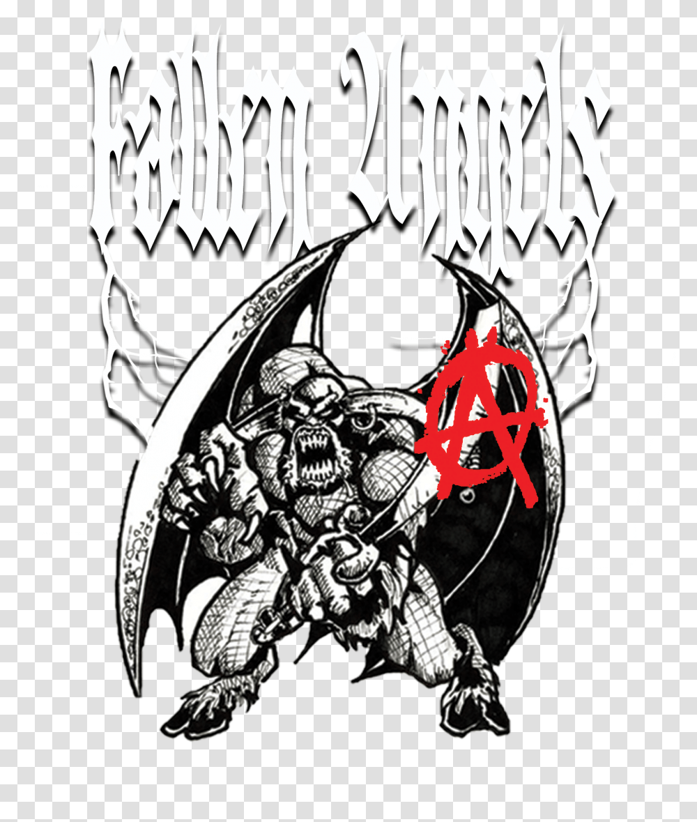 Image Of Balrog Fallen Angels Design Warcraft Orcs And Humans Art, Statue, Sculpture, Batman, Gargoyle Transparent Png