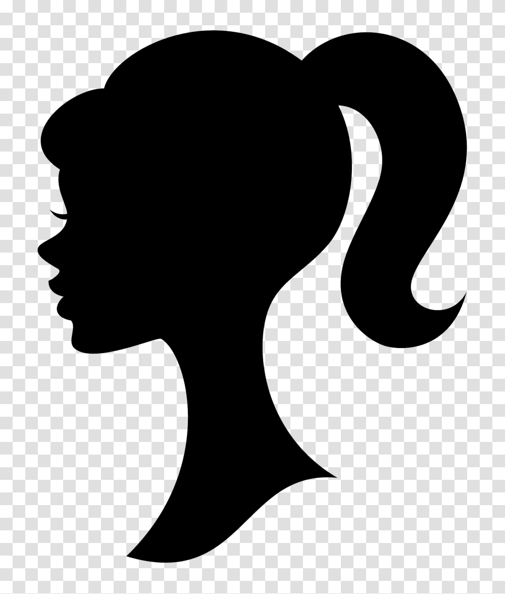 Image Of Barbie Clipart, Silhouette, Stencil, Axe, Tool Transparent Png