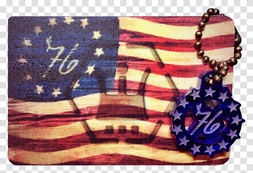 Image Of Betsy Reflective Flag Amp 76 Mission Tag Coin Purse, Rug, Necklace, Jewelry, Accessories Transparent Png